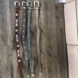 Excellent condition ladies western belts